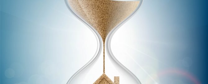 How long does the homebuying process tale - house in an hourglass